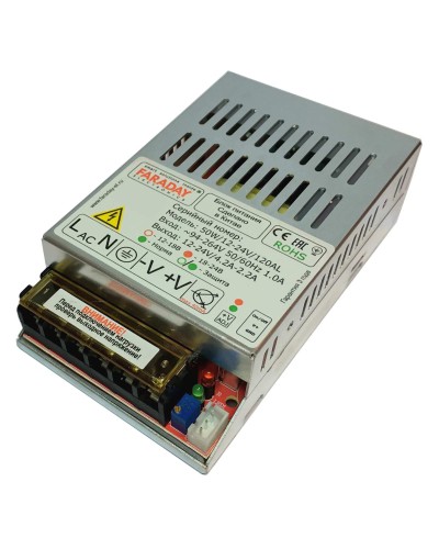 50W/12-24V/120AL. Импульсный блок питания. FARADAY в Нижнем Новгороде