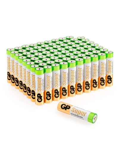 GP Super Alkaline 24A AAA (GP 24A-2CRVS80), упак. 80 шт.. Алкалиновые батарейки. GP Batteries в Нижнем Новгороде