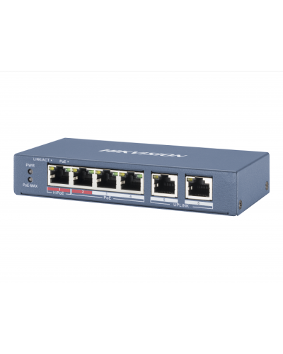 DS-3E0106HP-E. Коммутатор с питанием POE. Hikvision в Нижнем Новгороде