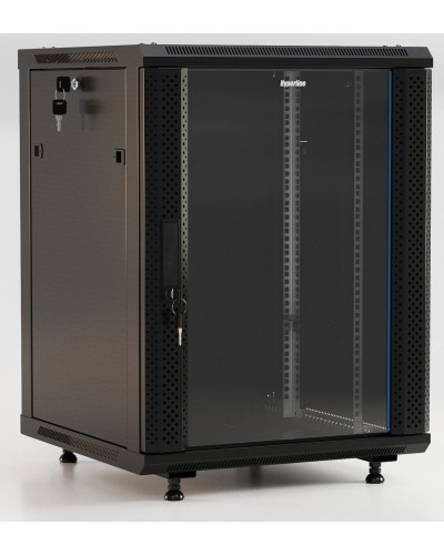 TWB-FC-1245-GP-RAL9004. Шкаф телекоммуникационный 19 настенный 12U. Hyperline в Нижнем Новгороде