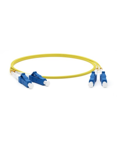 FC-D2-9-LC/UR-LC/UR-H-10M-LSZH-YL. Патч-корд волоконно-оптический одномодовый. Hyperline в Нижнем Новгороде