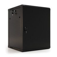 TWB-1568-SR-RAL9004. Шкаф телекоммуникационный 19 настенный 15U. Hyperline