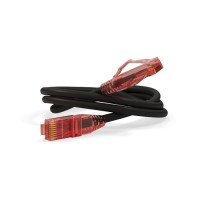 PC-LPM-UTP-RJ45-RJ45-C6-1M-LSZH-BK. Патч-корд медный. Hyperline