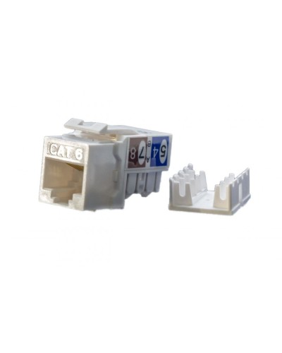 KJ9-8P8C-C6-90-WH. Вставка Keystone Jack RJ-45. Hyperline в Нижнем Новгороде