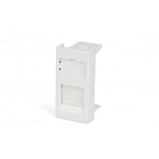 SIP2-1K-M45-22.5. Вставка 45x22,5 для 1 модуля формата Keystone Jack, со шторкой. Hyperline