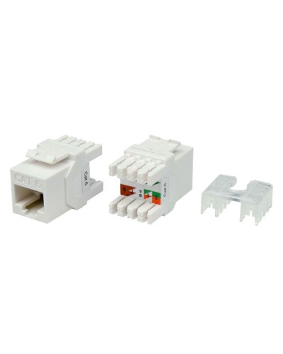 KJ8-8P8C-C6-180-WH. Вставка Keystone Jack RJ-45. Hyperline в Нижнем Новгороде