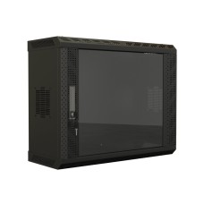 TWS-0625-GP-RAL9004. Шкаф телекоммуникационный 19 настенный 6U. Hyperline