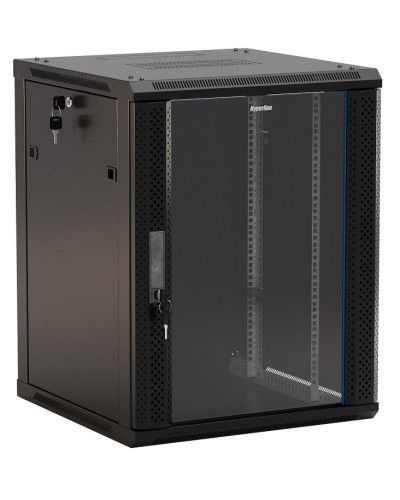 TWB-1545-GP-RAL9004. Шкаф телекоммуникационный 19 настенный 15U. Hyperline в Нижнем Новгороде
