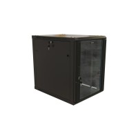 TWB-1568-GP-RAL9004. Шкаф телекоммуникационный 19 настенный 15U. Hyperline