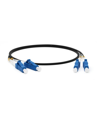 FC-D2-9-LC/UR-LC/UR-H-25M-LSZH-BK. Патч-корд волоконно-оптический одномодовый. Hyperline в Нижнем Новгороде