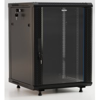 TWB-FC-1845-GP-RAL9004. Шкаф телекоммуникационный 19 настенный 18U. Hyperline