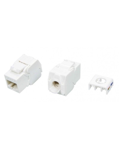 KJ8-8P8C-C6A-180-TLS-WH. Вставка Keystone Jack RJ-45. Hyperline в Нижнем Новгороде