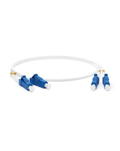FC-D2-9A1-LC/UR-LC/UR-H-2M-LSZH-WH. Патч-корд волоконно-оптический одномодовый. Hyperline в Нижнем Новгороде