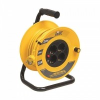 УК20 4 места, 20м (WKP14-10-04-20). Удлинитель на катушке Industrial. IEK