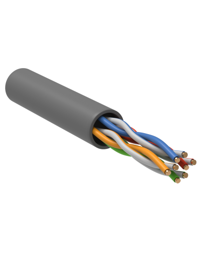 GENERICA U/UTP кат. 5E 100МГц 4 пары PVC INDOOR серый (BC1-C5E04-111-100-G). Кабель «витая пара» (LAN) для структурированных систем связи. IEK в Нижнем Новгороде