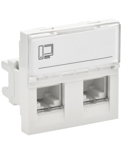 Розетка RJ45 кат.5E PRIMER РКИ-22-00-П-5 белый IEK (PR-KK40D-RI-0-2-2C5EU-K01). Розетка RJ-45. IEK в Нижнем Новгороде