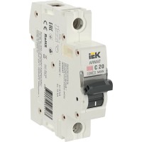 M06N 1P C 20А 6кА ARMAT (AR-M06N-1-C020). Автоматический выключатель. IEK