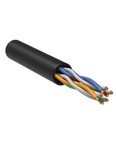 GENERICA U/UTP кат.5E 24AWG 4 пары LDPE черный (BC3-C5E04-139-305-R-G). Кабель «витая пара» (LAN) для структурированных систем связи. IEK в Нижнем Новгороде