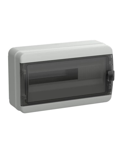 Корпус пластиковый КМПн-18 IP65 TEKFOR (TF5-KP72-N-18-65-K03-K02). Корпус модульный пластиковый черная прозрачная дверь. IEK в Нижнем Новгороде