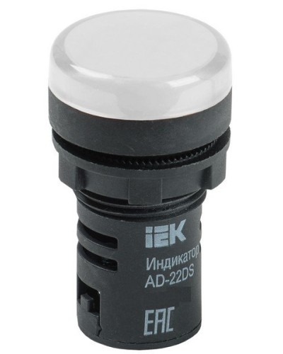 Лампа AD22DS (LED) матрица D22 мм 230В белый (BLS10-ADDS-230-K01). Светосигнальный индикатор. IEK в Нижнем Новгороде