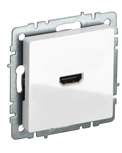 Розетка HDMI РHDMI-0-БрБ белая BRITE (BR-H10-K01). Розетка HDMI. IEK в Нижнем Новгороде