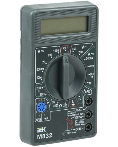 Мультиметр цифровой Universal M832 (TMD-2S-832). Мультиметр цифровой. IEK в Нижнем Новгороде