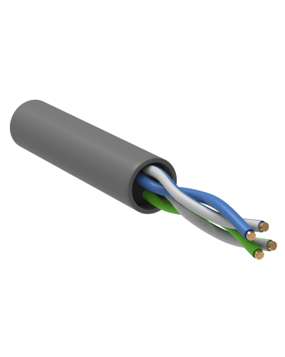 GENERICA U/UTP кат. 5E 100МГц 2 пары PVC INDOOR серый (BC1-C5E02-111-100-G). Кабель «витая пара» (LAN) для структурированных систем связи. IEK в Нижнем Новгороде