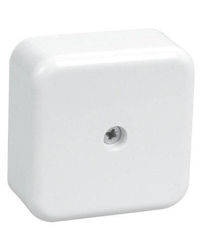 Коробка распаячная КМ41206-01 50х50х20 открытой проводки (4 клеммы 3 мм²) белая (UKO10-050-050-020-K01). Коробка распаячная безгалогенная (HF). IEK в Нижнем Новгороде