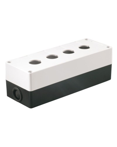 Корпус КП104 для кнопок 4 места белый (BKP10-4-K01). Корпус для кнопочных постов. IEK в Нижнем Новгороде