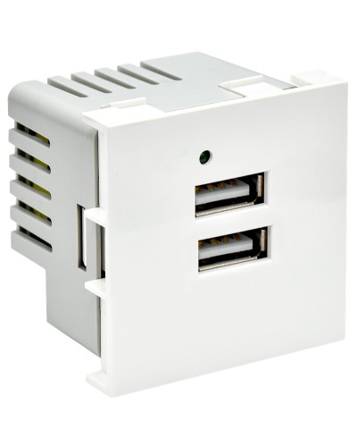 Розетка USB A+A 4,2А PRIMER РКЮ-23-40-П белый IEK PR-KK40D-RU-0-2-AA-K01). Розетка USB. IEK в Нижнем Новгороде