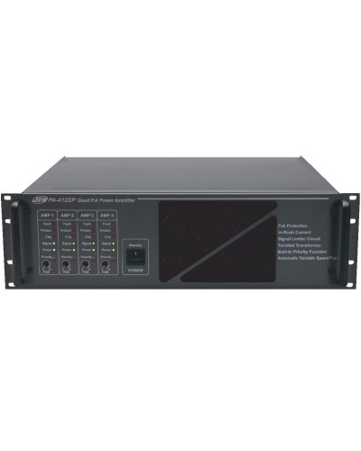 PA-412DP. Усилитель мощности 4-х канальный 4х120 Вт, 100 В. JDM в Нижнем Новгороде