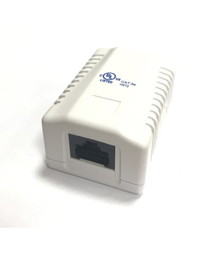 RJ-45-1 (8P8C) CAT5e, 1 выход (LISTED) компьютерная розетка: Розетка компьютерная 1 выход в Нижнем Новгороде