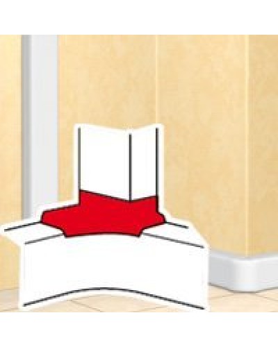 Отвод угловой для короба DLP 35х80/105, 50х80/150 (010763): Отвод угловой в Нижнем Новгороде