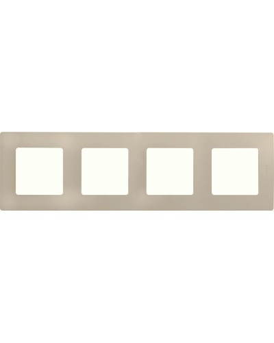 Рамка 4 поста ETIKA, слоновая кость (672514). Рамка. LegranD в Нижнем Новгороде