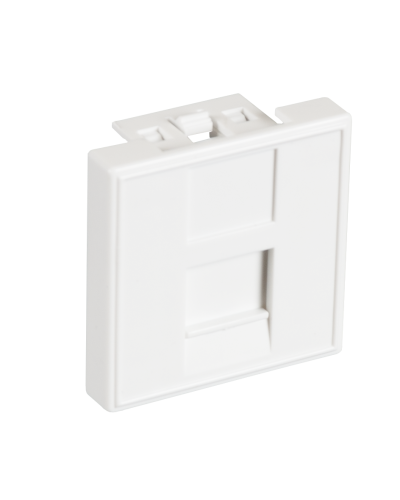 EC-IMF-1-WT-10 (10шт). Вставка 45x45 (Mosaic) для 1 модуля Keystone Jack. NETLAN в Нижнем Новгороде
