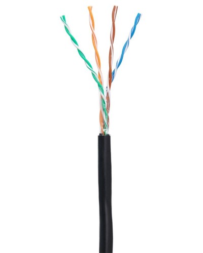U/UTP 4pair, Cat5e, Out, PE (EC-UU004-5E-PE-BK-1). Кабель «витая пара» (LAN) для структурированных систем связи. NETLAN в Нижнем Новгороде