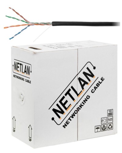U/UTP 4pair, Cat5e, Out, PE, CCA (CCA-UU004-5E-PE-BK) . Кабель «витая пара» (LAN) для структурированных систем связи. NETLAN в Нижнем Новгороде