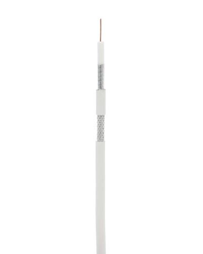RG-6 CCS, In, PVC (EC-C2-32123A-WT-1). Кабель коаксиальный омедненный. NETLAN в Нижнем Новгороде