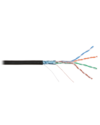F/UTP 4pair, Cat5e, Solid, Out, PVC (NMC 4200B-BK). Кабель «витая пара» (LAN) для структурированных систем связи. NIKOMAX в Нижнем Новгороде