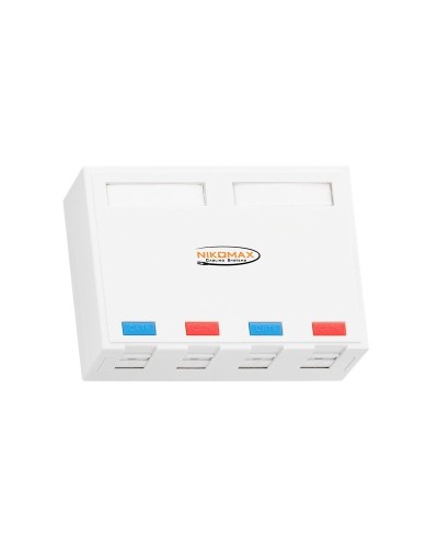 NMC-MB4P-ST-WT. Корпус настенной розетки. NIKOMAX в Нижнем Новгороде