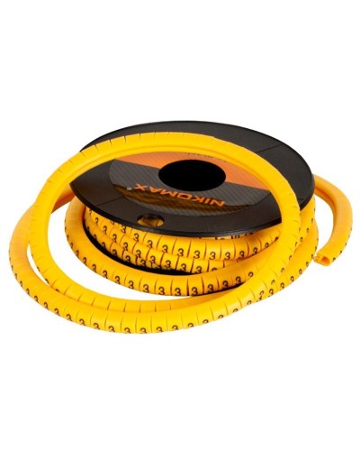 NMC-CMR-3-YL-500 (500шт). Маркер кабельный. NIKOMAX в Нижнем Новгороде
