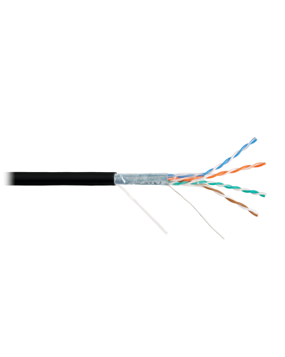 F/UTP 4pair, Cat5e, Solid, Out, PVC (NMC 9200B-BK). Кабель «витая пара» (LAN) для структурированных систем связи. NIKOMAX в Нижнем Новгороде