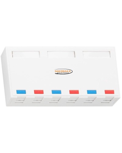 NMC-MB6P-ST-WT. Корпус настенной розетки. NIKOMAX в Нижнем Новгороде