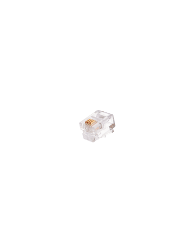 NMC-RJ64RE06UC1-100 (100шт). Телефонный разъем 6P4C (RJ-11). NIKOMAX в Нижнем Новгороде