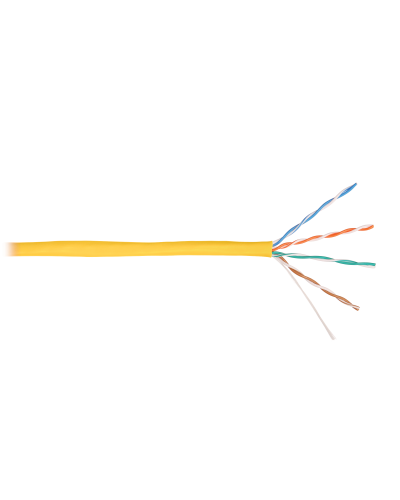 U/UTP 4pair, Cat5e, Solid, In, нг(А)-HF (NMC 9100C-YL). Кабель «витая пара» (LAN) для структурированных систем связи. NIKOMAX в Нижнем Новгороде