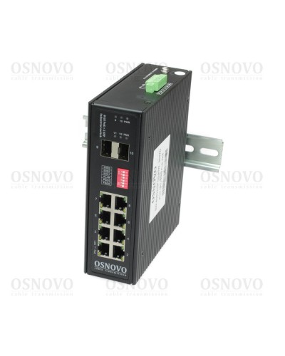 SW-80802/I(Port 90W, 300W). Коммутатор с PoE. OSNOVO в Нижнем Новгороде