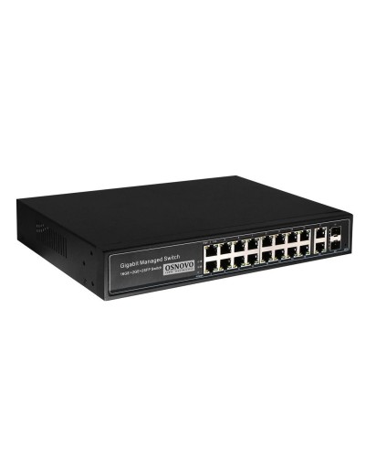 SW-8182/L(300W). Коммутатор 16-портовый  Gigabit Ethernet с PoE. OSNOVO в Нижнем Новгороде