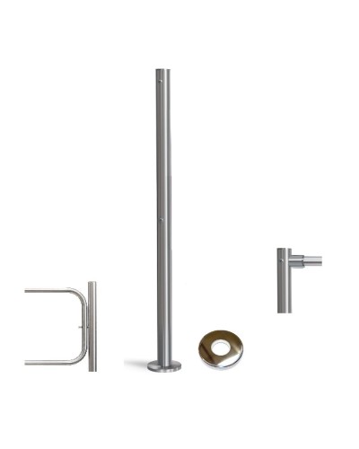 PERCo-BH02 2-15 с крышкой. Стойка с отверстием под стопорный механизм поворотной секции и с 2-мя отверстиями для крепления патрубков на стороне, противоположной створке. PERCo в Нижнем Новгороде
