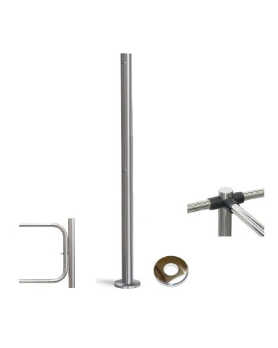 PERCo-BH02 2-16 с крышкой. Стойка с отверстием под стопорный механизм поворотной секции. PERCo в Нижнем Новгороде