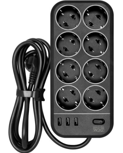 SP-08 USB03AB 1,8 M. Сетевой фильтр. POWERCOM в Нижнем Новгороде